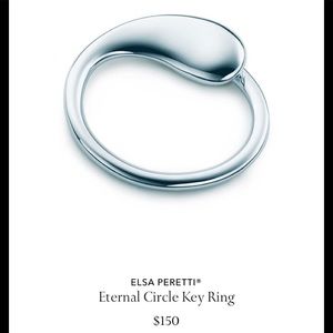 Tiffany’s Eternal Circle Key Ring